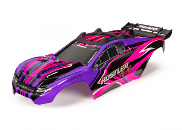Body Rustler 4x4 Pink & Purple Complete Clipless in the group Brands / T / Traxxas / Bodies & Accessories at Minicars Hobby Distribution AB (426734P)