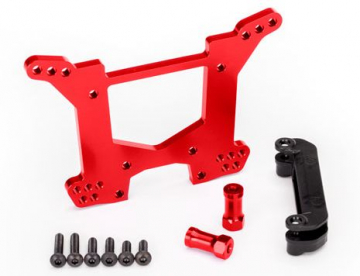 Shock Tower Rear Alu Red Rustler/Hoss 4x4 in the group Brands / T / Traxxas / Spare Parts at Minicars Hobby Distribution AB (426738R)