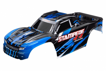 Body Stampede 4x4 Blue (for Clipless Mounting)) in the group Brands / T / Traxxas / Bodies & Accessories at Minicars Hobby Distribution AB (426762-BLUE)