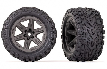 Tires & Wheels Talon EXT/ RXT Gray 2.8 4WD TSM (2) in the group Brands / T / Traxxas / Tires & Wheels at Minicars Hobby Distribution AB (426763)