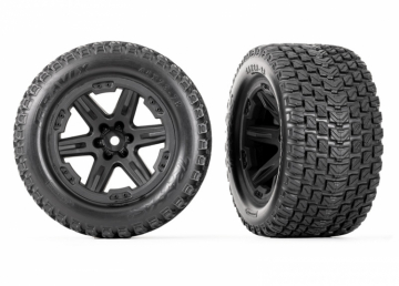 Tires & Wheels Talon EXT/ RXT Black 2.8 4WD TSM (2) in the group Brands / T / Traxxas / Tires & Wheels at Minicars Hobby Distribution AB (426764)