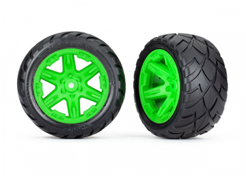 Tires & Wheels Anaconda/RXT Green 2,8 2WD Rear (TSM-Rated) (2) in the group Brands / T / Traxxas / Tires & Wheels at Minicars Hobby Distribution AB (426768G)