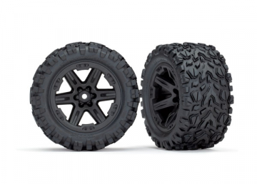 Tires & Wheels Talon Extreme/RXT Black 2.8 4WD TSM (2) in der Gruppe Hersteller / T / Traxxas / Tires & Wheels bei Minicars Hobby Distribution AB (426773)