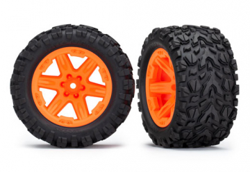 Dck & Flg Talon Extreme/RXT Orange 2.8" 2WD Bak TSM (2) i gruppen Fabrikat / T / Traxxas / Dck & Flg hos Minicars Hobby Distribution AB (426774A)