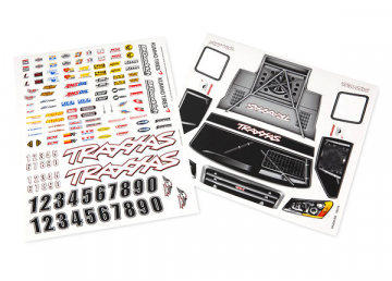 Decal Sheet Slash 4x4 in the group Brands / T / Traxxas / Bodies & Accessories at Minicars Hobby Distribution AB (426813)