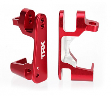 Caster Blocks Alu Red L+R (2) in the group Brands / T / Traxxas / Spare Parts at Minicars Hobby Distribution AB (426832R)