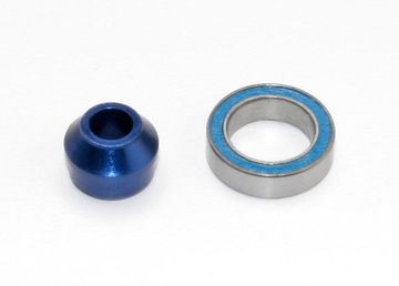Bearing Adapter Alu Blue with Ball Bearing 10x15x4mm in the group Brands / T / Traxxas / Spare Parts at Minicars Hobby Distribution AB (426893X)