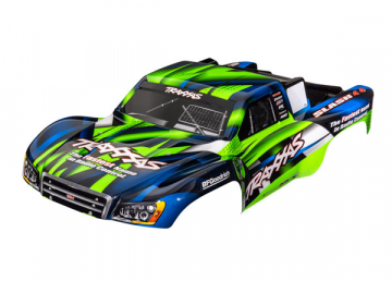 Body Slash 4x4/2WD Green & Blue Painted in the group Brands / T / Traxxas / Bodies & Accessories at Minicars Hobby Distribution AB (426928G)
