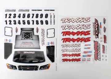 Decal Sheets 1/16 Slash Team Truck in the group Brands / T / Traxxas / Bodies & Accessories at Minicars Hobby Distribution AB (427013X)