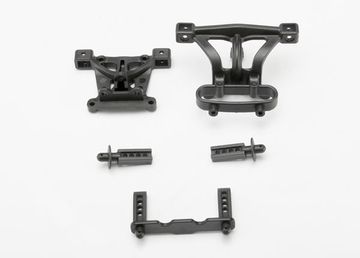 Body Mounts and Posts Front & Rear Set 1/16 in the group Brands / T / Traxxas / Spare Parts at Minicars Hobby Distribution AB (427015)