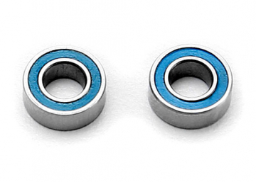 Kullager 4x8x3mm Gummitätat Blå (2)
