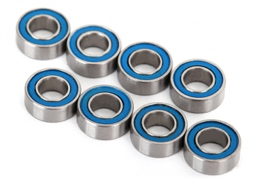 Ball bearings, blue rubber sealed (4x8x3mm) (8) in the group Brands / T / Traxxas / Spare Parts at Minicars Hobby Distribution AB (427019R)