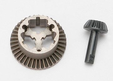 Ring Gear & Pinion gear Diff 1/16 in the group Brands / T / Traxxas / Spare Parts at Minicars Hobby Distribution AB (427079)