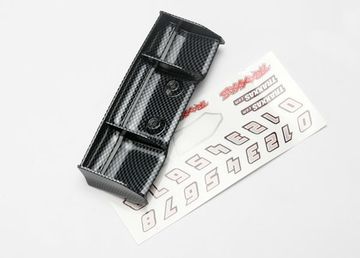 Wing EXO-carbon 1/16 E-Revo in the group Accessories & Parts / Car Bodies & Accessories at Minicars Hobby Distribution AB (427122G)