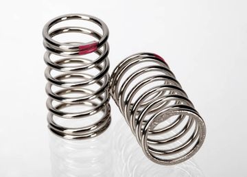 Shock Springs GTR Nickel 2.77 Pink (2)  1/16 in the group Brands / T / Traxxas / Spare Parts at Minicars Hobby Distribution AB (427244A)