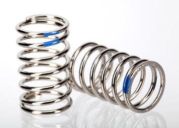 Shock Springs GTR Nickel 2.77 Blue (2)  1/16 in the group Brands / T / Traxxas / Spare Parts at Minicars Hobby Distribution AB (427245A)