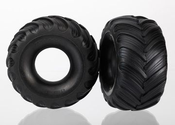 Tires Monster 1/16 (2) in the group Brands / T / Traxxas / Tires & Wheels at Minicars Hobby Distribution AB (427267)