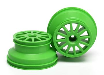 Wheels Green Rally 1/10 (2) in the group Brands / T / Traxxas / Tires & Wheels at Minicars Hobby Distribution AB (427472X)