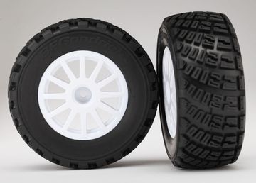 Tires & Wheels BFGoodrich/White Rally 1/10 TSM (2) in the group Accessories & Parts / Car Tires & Wheels at Minicars Hobby Distribution AB (427473)