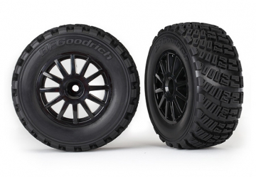 Tires & Wheels BFGoodrich/Black Rally 1/10 TSM (2) in der Gruppe Hersteller / T / Traxxas / Tires & Wheels bei Minicars Hobby Distribution AB (427473T)