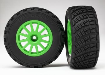 Tires & Wheels BFGoodrich/Green Rally 1/10 TSM (2) in the group Brands / T / Traxxas / Tires & Wheels at Minicars Hobby Distribution AB (427473X)