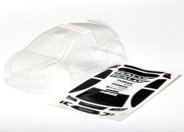 Body 1/18 Rally Clear in der Gruppe Hersteller / T / Traxxas / Bodies & Accessories bei Minicars Hobby Distribution AB (427511)