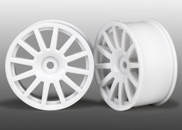 Wheels 12-Spoke White LaTrax Rally (2) in the group Brands / T / Traxxas / Tires & Wheels at Minicars Hobby Distribution AB (427571)