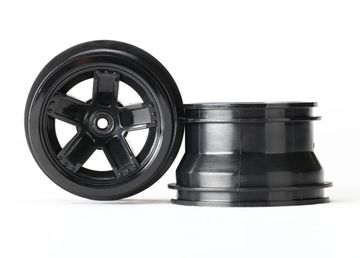 Wheels Black LaTrax Teton (2) in the group Brands / T / Traxxas / Tires & Wheels at Minicars Hobby Distribution AB (427671)