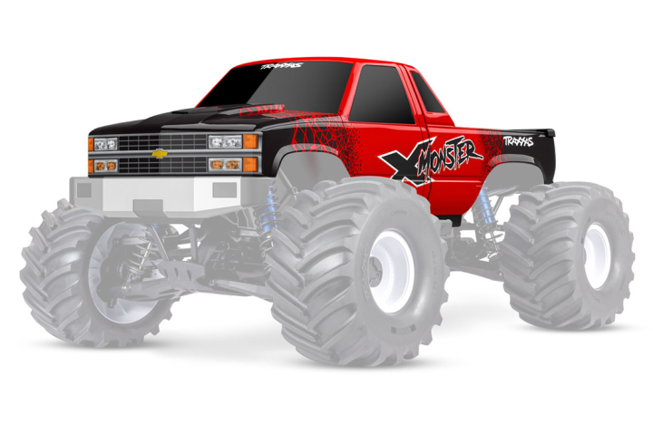 Kaross X-Maxx MT Chevrolet GMT400 Röd