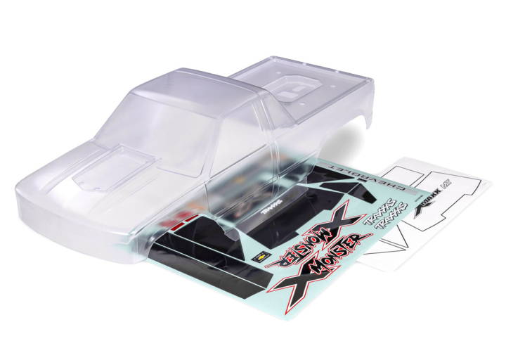 Body X-Maxx MT Chevrolet GMT400 Clear 2mm HD