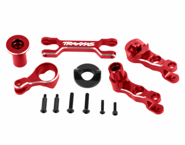 Steering Bellcranks Set Alu Red X-Maxx in the group Brands / T / Traxxas / Accessories at Minicars Hobby Distribution AB (427746-RED)