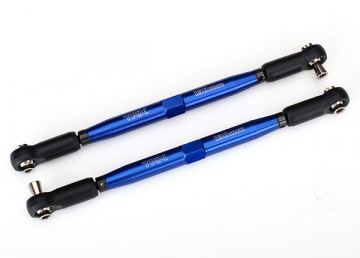 Toe Links Alu Blue 158mm Adjustable (2) X-Maxx in the group Brands / T / Traxxas / Spare Parts at Minicars Hobby Distribution AB (427748X)