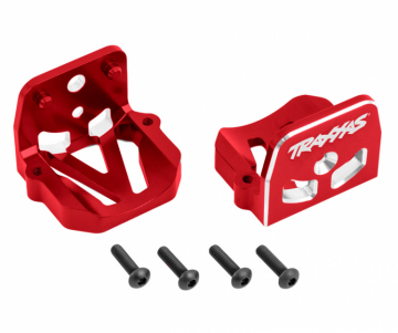 Motor Mounts Front & Rear Set Alu Red X-Maxx, XRT in the group Brands / T / Traxxas / Accessories at Minicars Hobby Distribution AB (427760-RED)