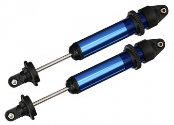 Shocks GTX Aluminum Blue (2)  X-Maxx in the group Brands / T / Traxxas / Spare Parts at Minicars Hobby Distribution AB (427761)
