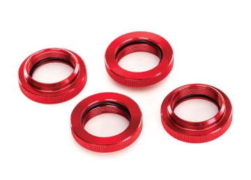 Spring Retainer Alu Red (for GTX #7761,7861) (4) in the group Brands / T / Traxxas / Spare Parts at Minicars Hobby Distribution AB (427767R)