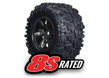Tires & Wheels Maxx AT/X-Maxx Black (2) in the group Accessories & Parts / Car Tires & Wheels at Minicars Hobby Distribution AB (427772X)