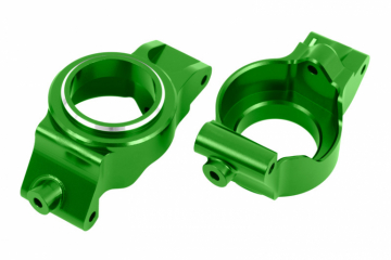 Caster Blocks L+R (Pair) Alu Green X-Maxx, XRT in the group Brands / T / Traxxas / Accessories at Minicars Hobby Distribution AB (427832-GRN)