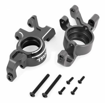 Steering Blocks L&R (Pair) Alu Gray X-Maxx, XRT in the group Brands / T / Traxxas / Accessories at Minicars Hobby Distribution AB (427836-GRAY)
