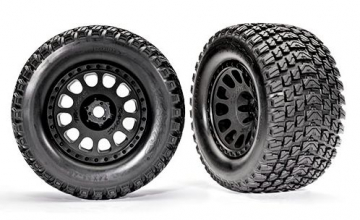 Tires & Wheels Gravix/XRT Race Black (2) in the group Accessories & Parts / Car Tires & Wheels / Dck Large Scale at Minicars Hobby Distribution AB (427872)