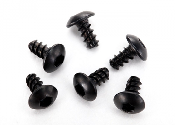 Screws 2.6x5mm Self-Tapping Button-head Hex Socket (6) in the group Brands / T / Traxxas / Hardware at Minicars Hobby Distribution AB (427944)