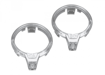 LED-lins runt motor, Klar, Aton (par)
