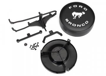 Spare Tire Mount and Bracket  Ford Bronco in the group Brands / T / Traxxas / Spare Parts at Minicars Hobby Distribution AB (428074)