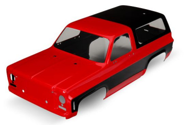 Body Chevy Blazer Red in the group Brands / T / Traxxas / Bodies & Accessories at Minicars Hobby Distribution AB (428130A)