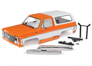 Body Chevy Blazer Orange Complete in der Gruppe Hersteller / T / Traxxas / Bodies & Accessories bei Minicars Hobby Distribution AB (428130X)