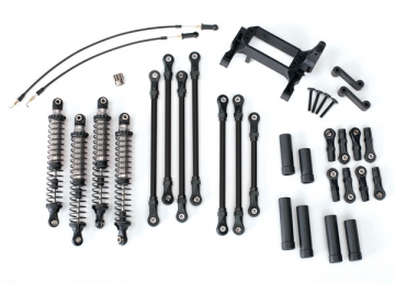 Long Arm Lift Kit Grey Complete  TRX-4 in the group Brands / T / Traxxas / Spare Parts at Minicars Hobby Distribution AB (428140)