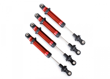 Shocks GTS Red (4) (Use with Lift Kit #8140R)  TRX-4 in the group Brands / T / Traxxas / Spare Parts at Minicars Hobby Distribution AB (428160R)
