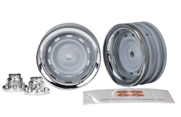 Wheels Chrome 1.9 + Center Caps (for Stub Axle #8225A) in the group Brands / T / Traxxas / Tires & Wheels at Minicars Hobby Distribution AB (428165)