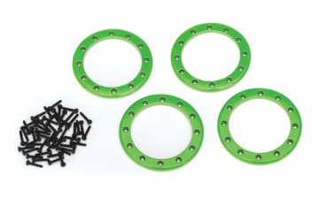 Beadlock Rings 2.2 Alu Green (4) in the group Brands / T / Traxxas / Tires & Wheels at Minicars Hobby Distribution AB (428168G)