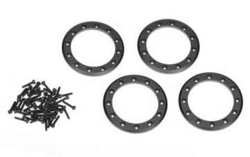 Beadlock Rings 1.9 Alu Black (4) in the group Accessories & Parts / Car Tires & Wheels at Minicars Hobby Distribution AB (428169T)
