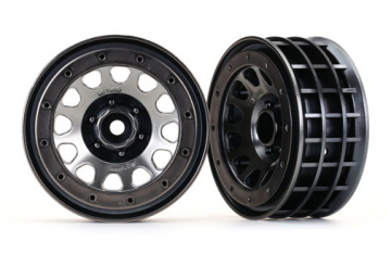 Wheels Method 105 Black Chrome 2.2 (2) in der Gruppe Hersteller / T / Traxxas / Tires & Wheels bei Minicars Hobby Distribution AB (428171)